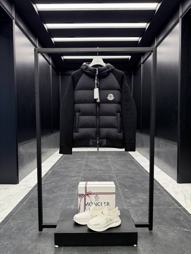 Premium Down Jacket - Moncler X Christopher Raxxy Celebrity Style Unisex Emboss