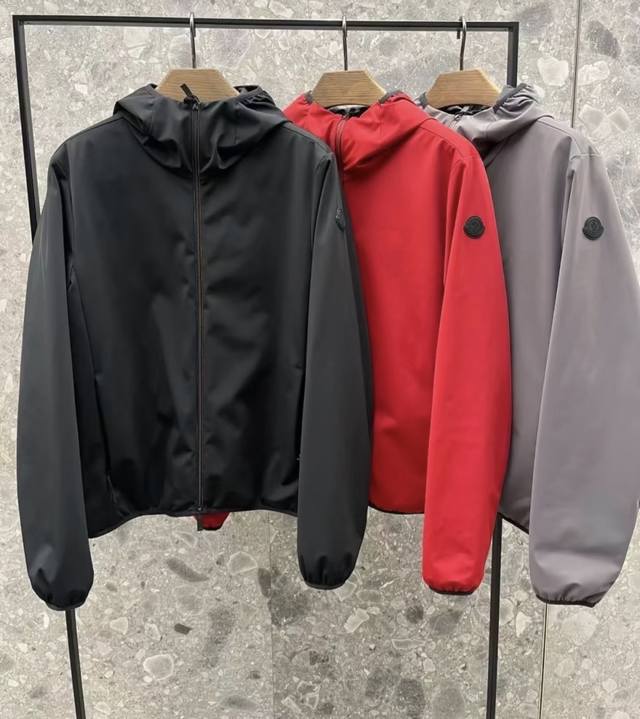 Moncler Batisse Men's Hooded Short Down Jacket. Actual photo from the store for