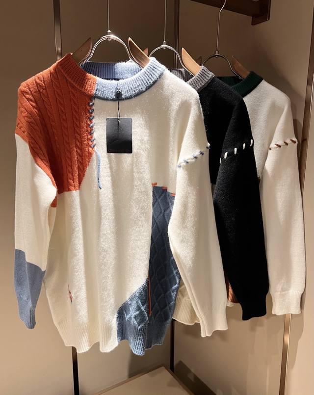 Louis Vuit*On 2025 Autumn/Winter Louis Vuitton Family Luxury Knit Wool Sweater!