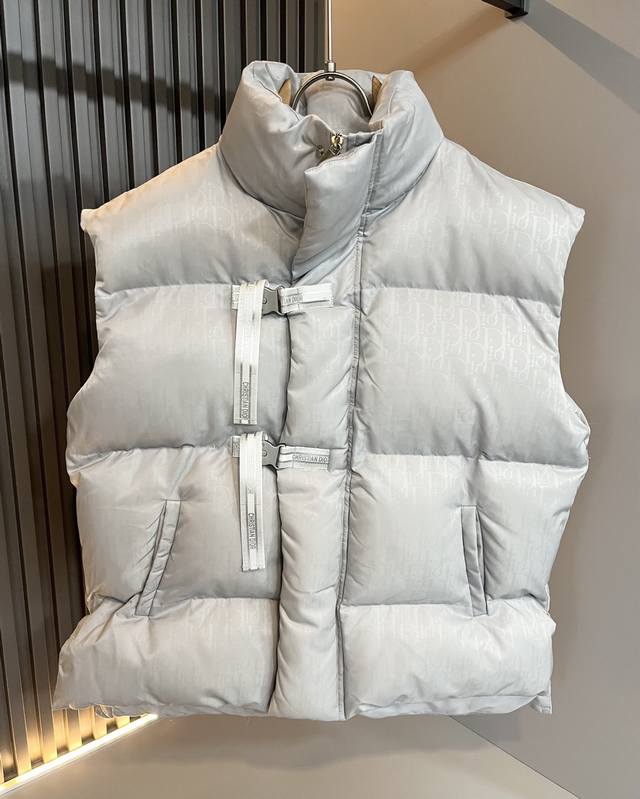 Dio*R 2025 Autumn/Winter Men's Thin Cotton Vest Jacket, the latest fashionable c