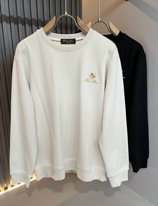 Loro Piana Fleece-Lined Sweatshirt! 2025 Autumn/Winter New Men's Sweatshirt, ord