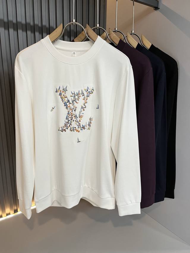 Louisvuitt 2025 Autumn/Winter New Men's Long-Sleeved Base Layer Shirt, very fash