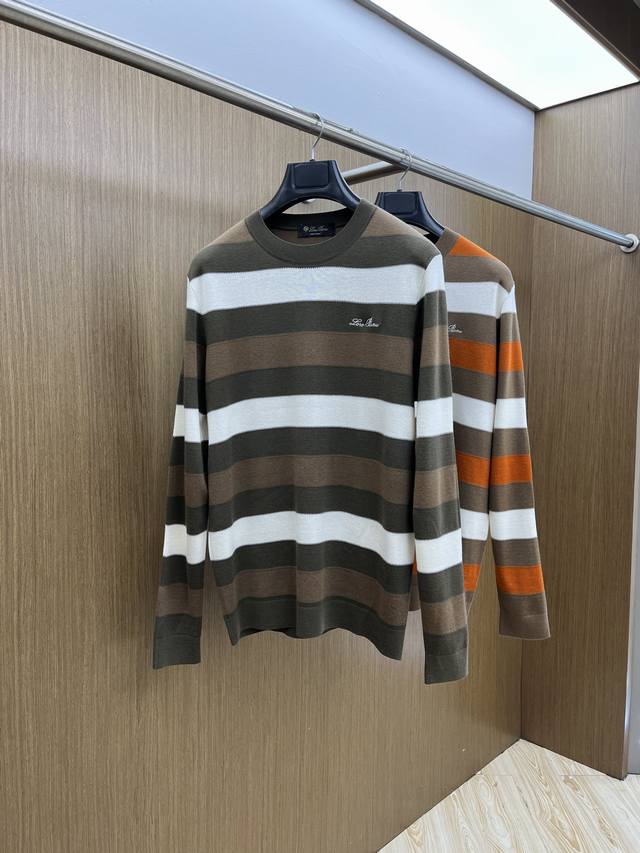 Autumn/Winter Lp2540 New Long-Sleeved Crew Neck Sweater, with Embroidered Logo