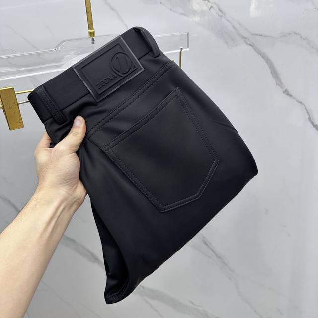 Zegna high-end custom-made 2025 Autumn/Winter latest casual trousers, five-pocke