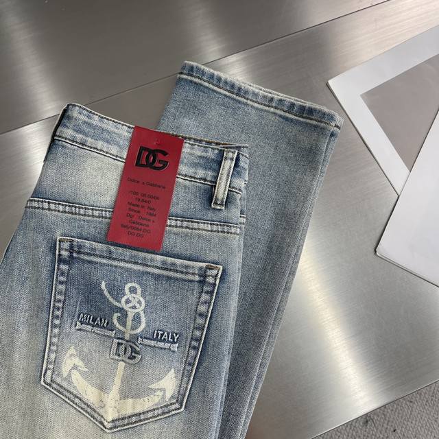 Autumn/Winter - Dg 2025 Spring/Summer New Slim Fit Jeans, Perfect Washing Proce