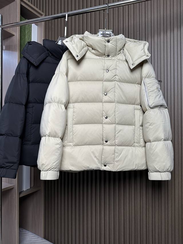Prada down jacket 25Fw Autumn/Winter new down jacket, made with imported fabric