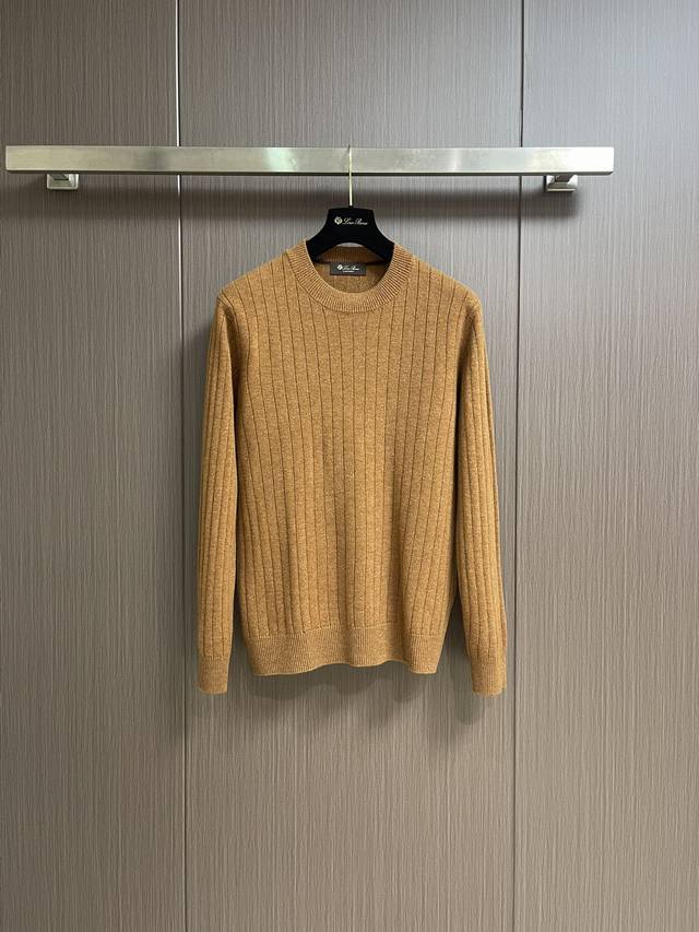 Lp Loropiana Crew Neck Knit Sweater. Made from a superior knit fabric, this swea