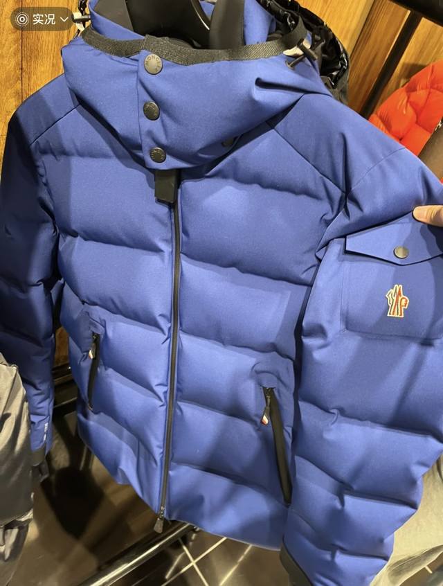 Moncler Montgetech premium men's short down jacket. Real photos shown in store.