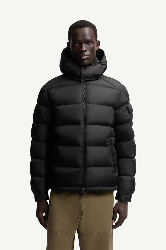 The new Moncler Maya men's down jacket is crafted from soft nylon fabric and fe