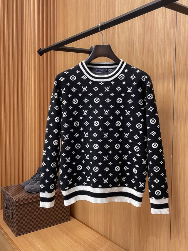 Lv Louis Vuitton Fall/Winter Classic Crew Neck Wool Sweater, in Excellent Condit