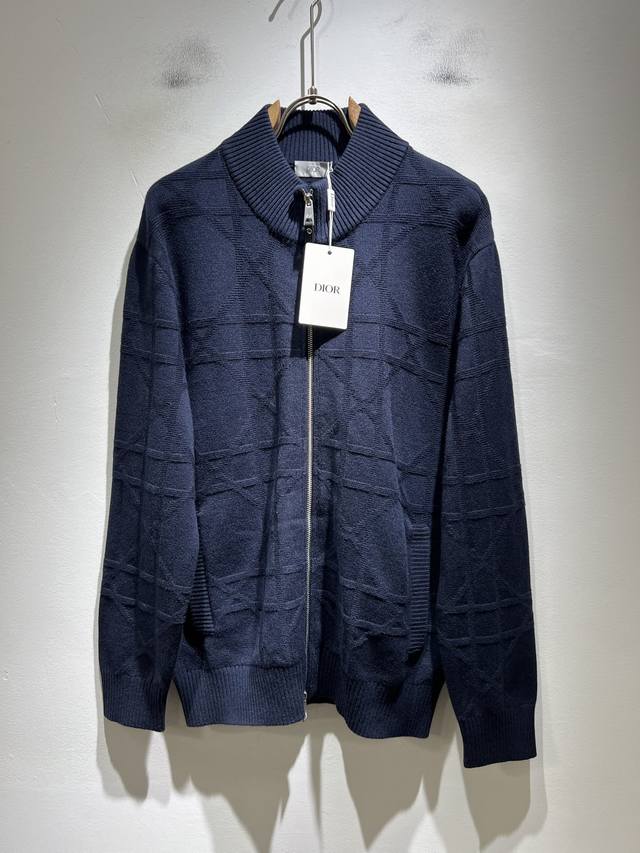 Dio*R 2025 Fall/Winter Men's Casual Knitted Wool Cardigan. Latest fashionable ca