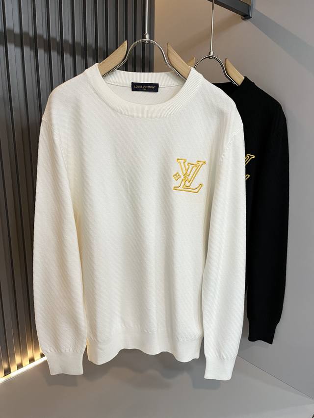 Louis Vuit*On 2025 Autumn/Winter Louis Vuitton Family Luxury Knit Wool Sweater!