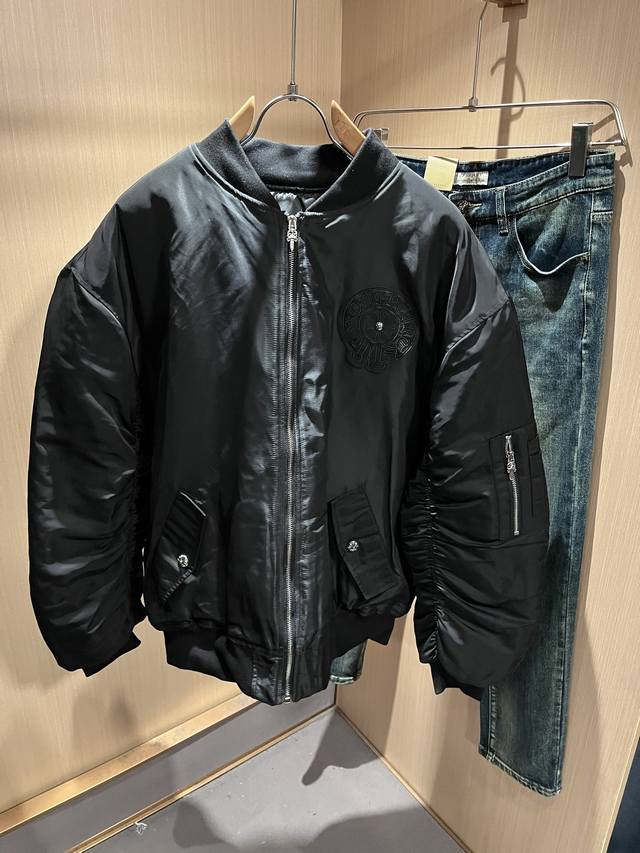 Chrome Hear*S 2025 Autumn/Winter New Unisex Jacket/Cotton-padded Jacket. This un