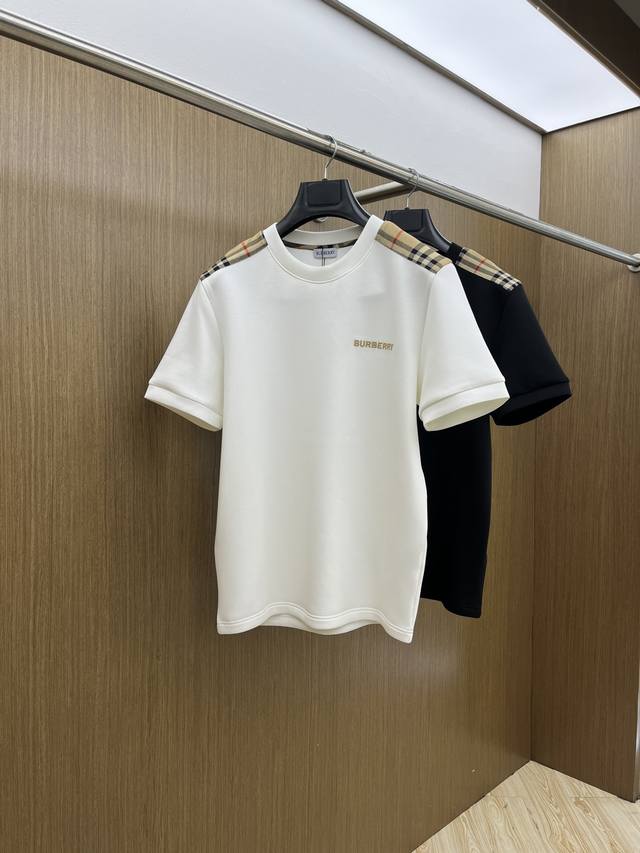 Bbr 2025 Autumn/Winter Crew Neck Embroidered Short-Sleeve T-Shirt Base Layer. Th