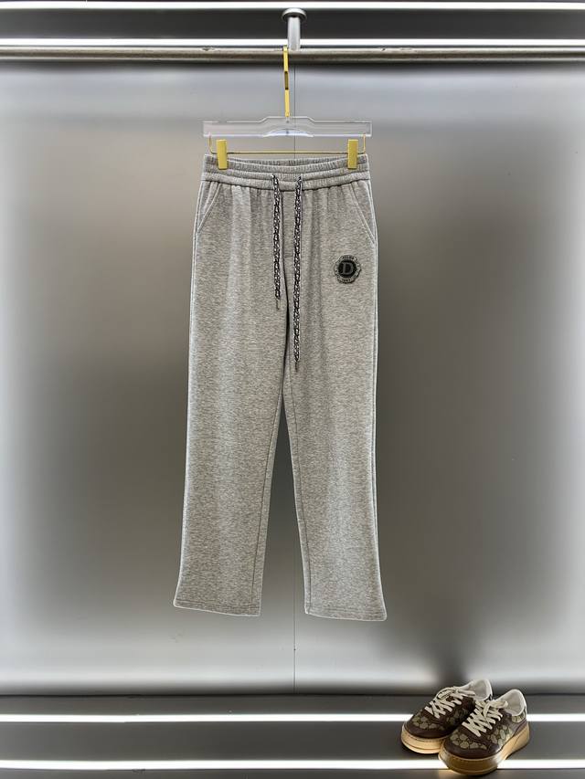 Dior 2025 Autumn/Winter New Fashion Straight Leg Casual Pants with Fleece Linin