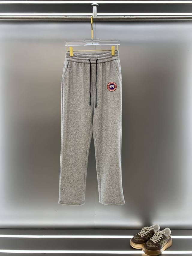 Canada Goose 2025 Autumn/Winter New Fashion Straight Leg Casual Pants with Flee