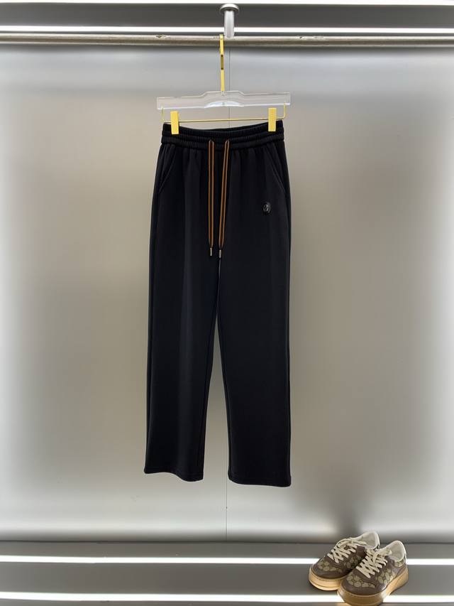 Zegna 2025 Autumn/Winter New Fashion Straight Leg Casual Pants with Fleece Linin