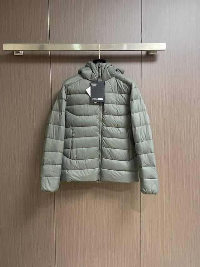 Arc'teryx 2025Ss New Hooded Down Jacket, simple design with brand logo, suitabl