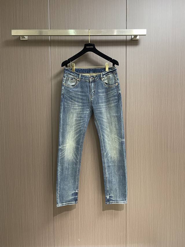 Valentino 2025Ss Early Autumn New Arrival Casual Jeans, imported original stretc