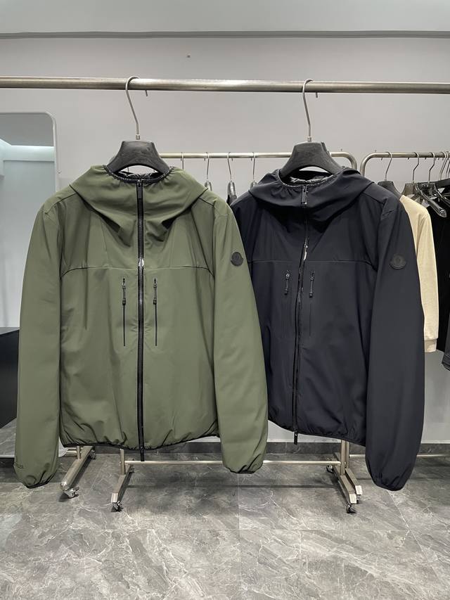 Moc25Fw Autumn/Winter New High-Density Nylon Waterproof Zipper Down Jacket, Men'