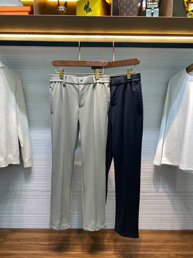 Ez25Fw Autumn/Winter New High-End Technological Composite Fabric Straight-Leg Ca