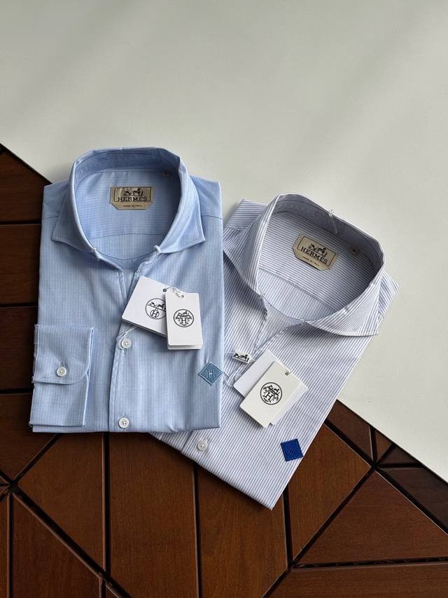 H Hermes, high-end quality, high-count, high-density jacquard striped color-bloc