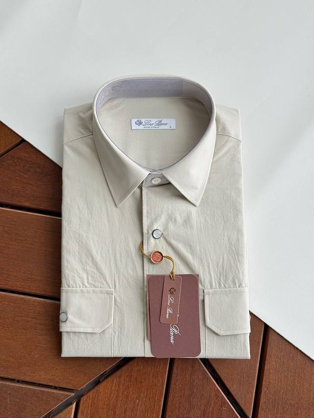 Beige details, Loro piana, 2025Fw Autumn/Winter New Classic Shirt, always looks