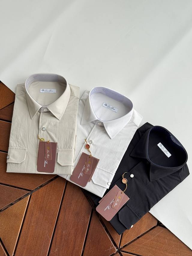 Loro Piana, 2025Fw Autumn/Winter New Classic Shirt - Looks good no matter how yo