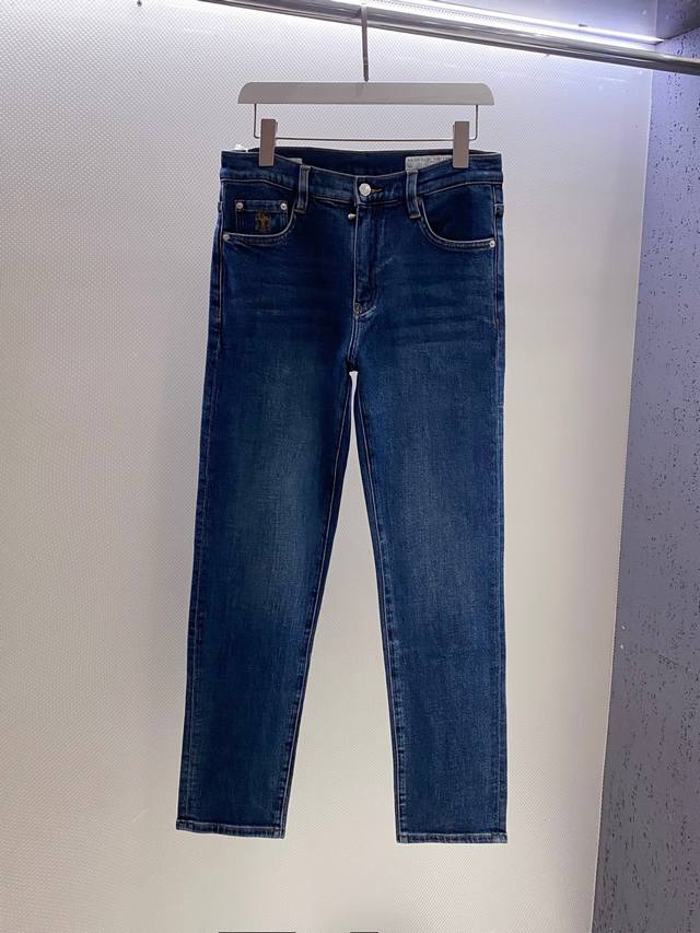 Bc~Men's Jeans with Classic Logo Embroidery on the Front Pocket (2025 Autumn New