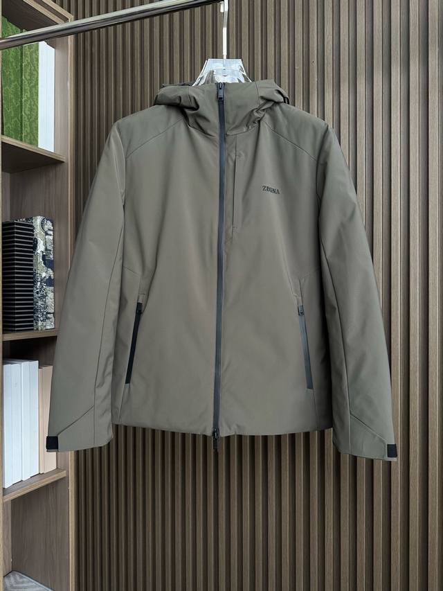 Military Green Down Jacket ~ Zegna 25 Autumn/Winter New Down Jacket Jb16 DDD