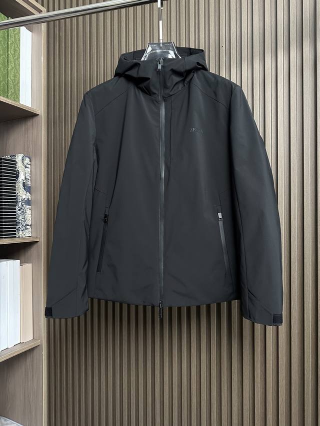 Black Down Jacket ~ Zegna 25 Autumn/Winter New Down Jacket Jb16 DDD