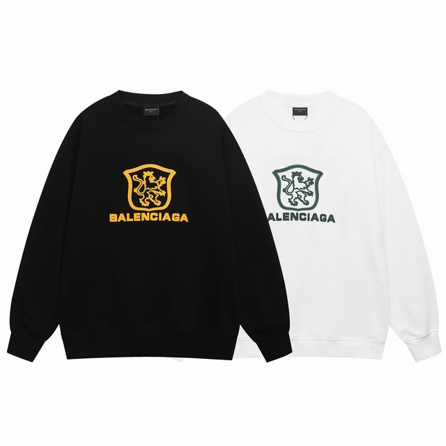 7805# Autumn/Winter 320g Terry Cloth Sweatshirt with Parisian Letter Design and