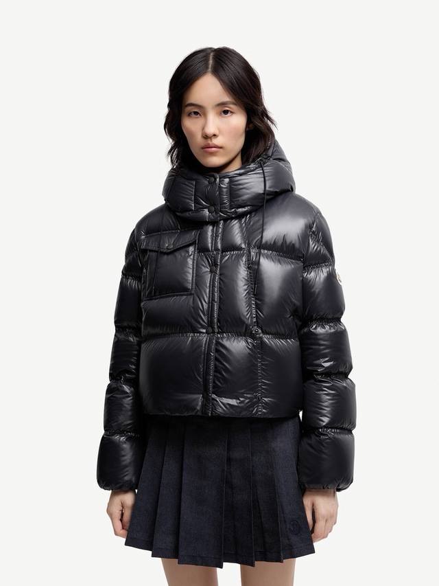 Moncler New Arrival Erea Square Quilted Hooded Short Down Jacket for Women The E