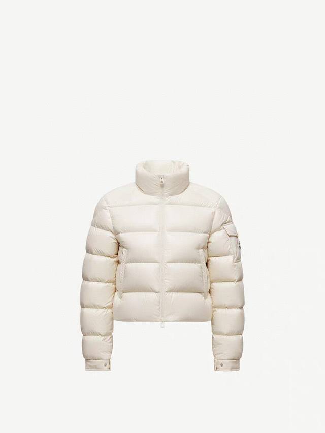 Short Puffer Jacket White Gw DDD