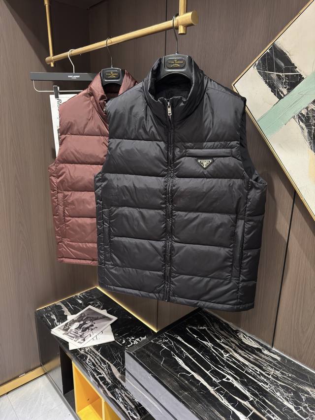 pra25S New Casual Down Sleeveless Vest, Sizes M-2XL DDD