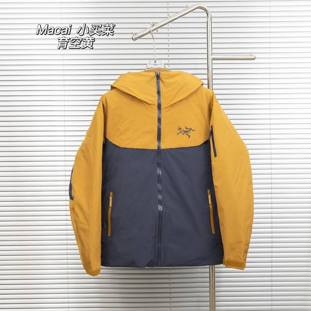 Arc'Teryx Macai Ltd New Winter Men's Lightweight Down Jacket with Zipper, Windpr