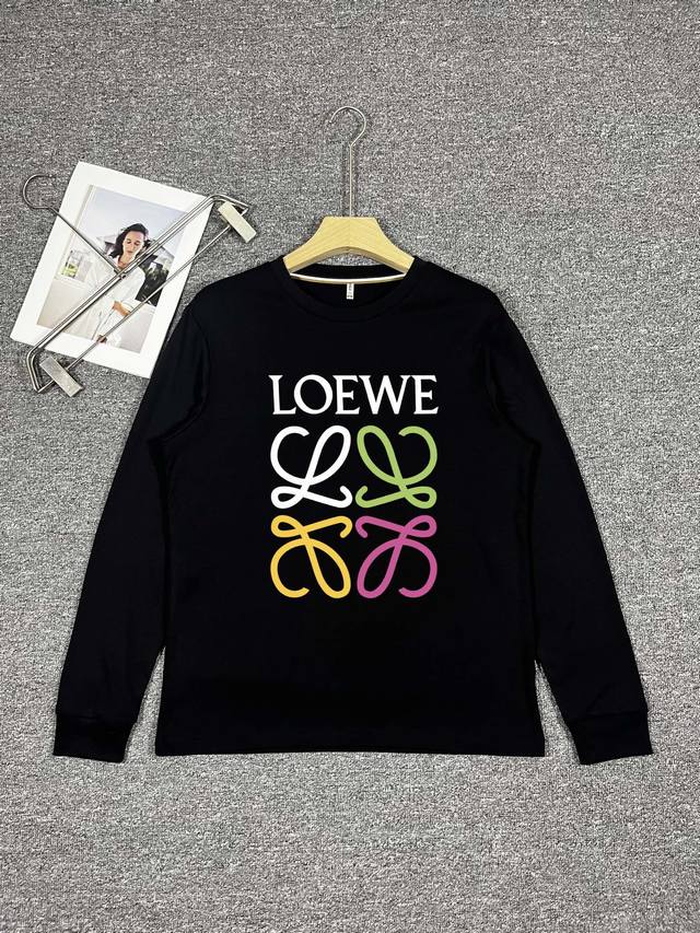 Loewe Long-Sleeve Series Season: 2025 Autumn/Winter New Arrival Colors: Black,