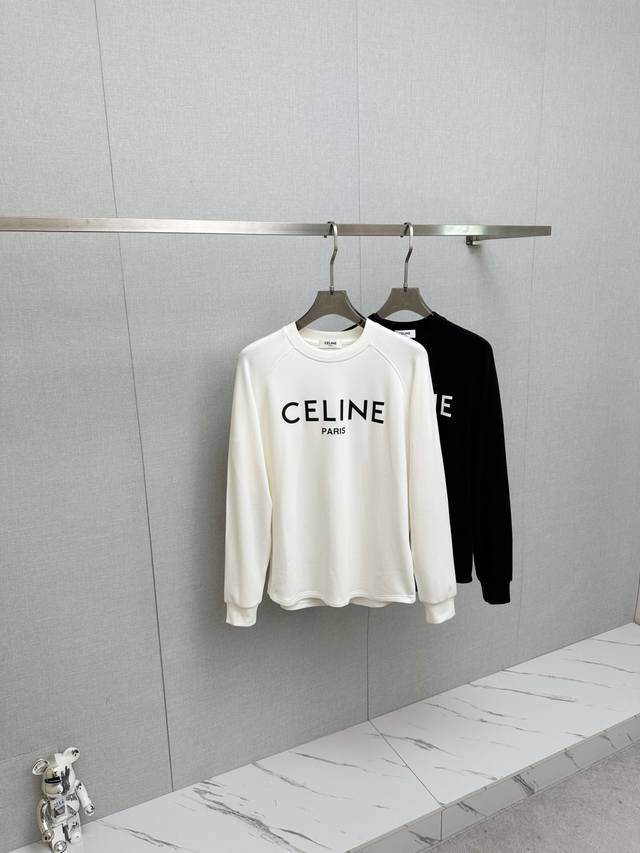 Ce 2025 Autumn/Winter New Arrival Long-Sleeved Sweatshirt. Classic logo design,