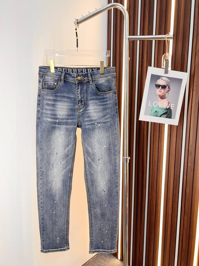 Burberry Men's Denim Jeans, officially announced in the catalog and posters! Mad