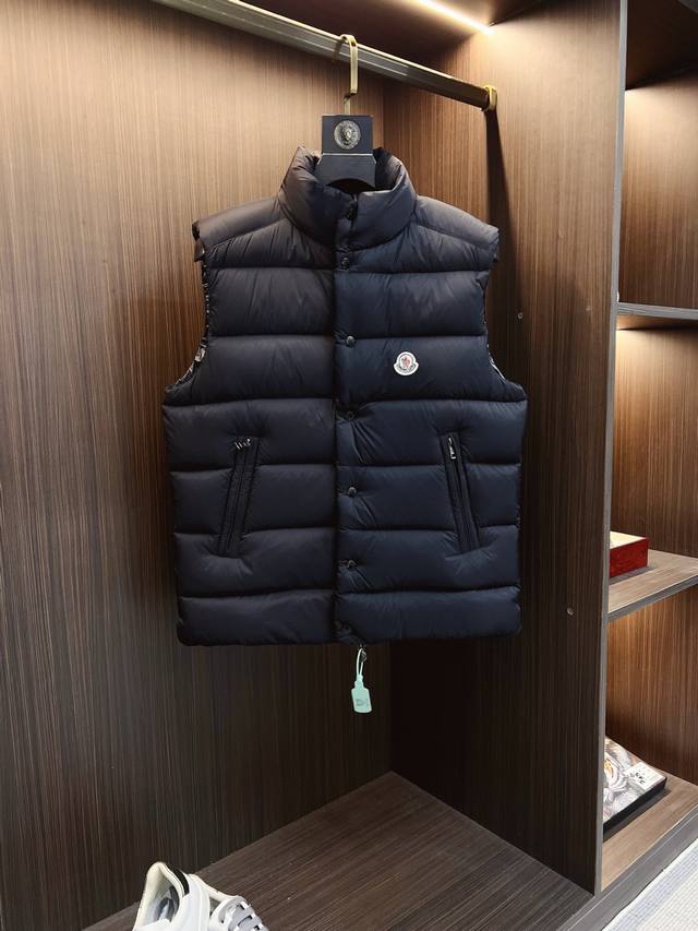Tibb Men's Down Vest is a classic Moncler piece, inspired by iconic 80s silhouet
