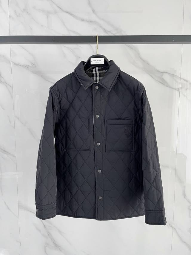 Bbr 2025 Autumn/Winter New Classic Plaid Double-sided Collar Cotton Coat Sizes: