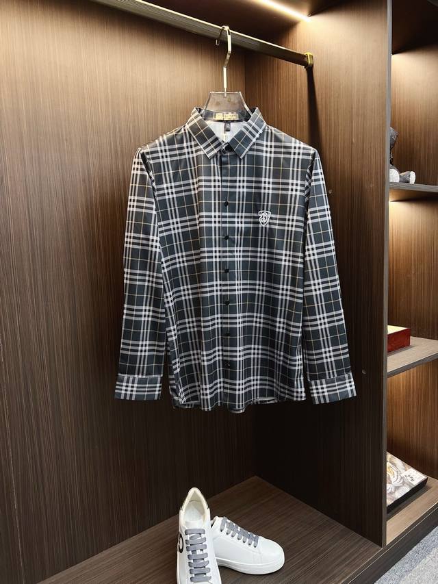 Burberry Original High-Quality Item - 2025 Spring/Summer New Arrival! Long-Slee