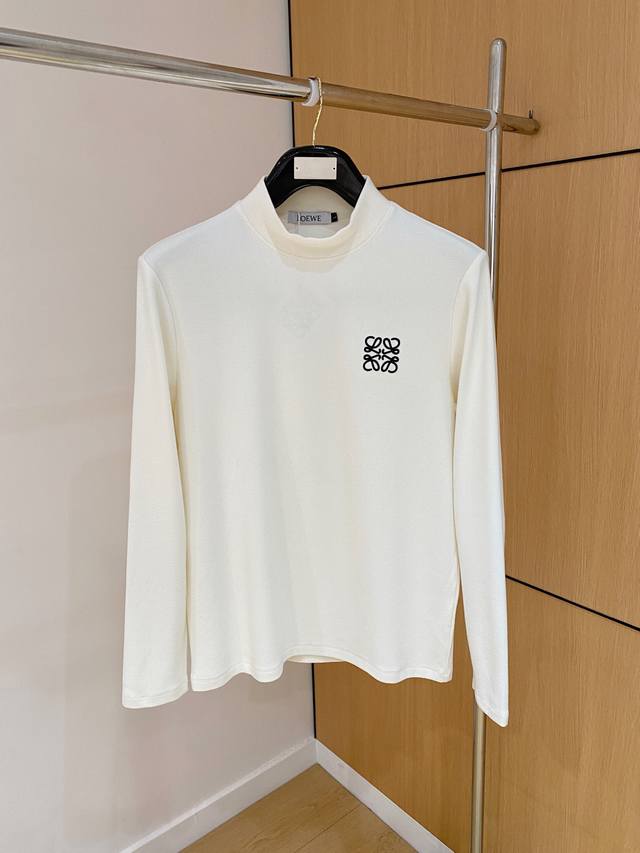 Loewe 2025 Autumn/Winter New Fashion Casual Long-Sleeve T-Shirt, made from sele