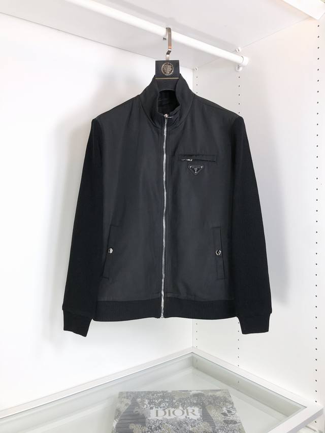 Prada 2025 Autumn/Winter New Fashion Casual Jacket, made with imported original