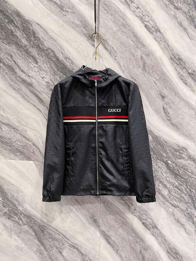 Gucci Fall/Winter New Fashion Casual Jacket for Men. Gucci's jacquard weaving te