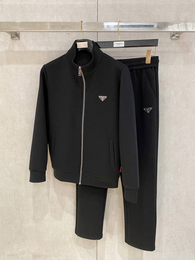 Prada 25Ss New Autumn/Winter Fashionable Casual Men's Suit. Ultimate efficiency