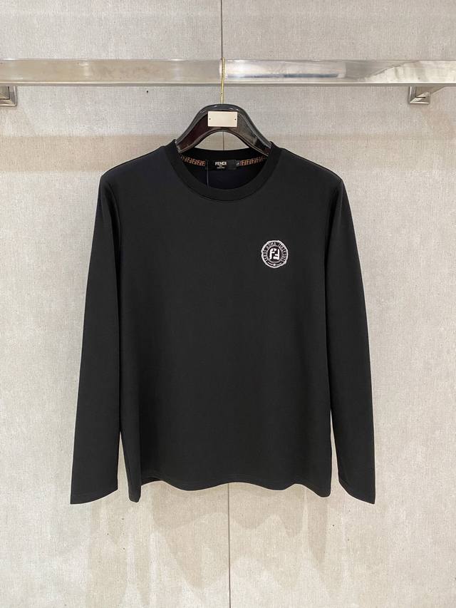 Fendi 2025 Autumn/Winter New Fashion Casual Long-Sleeve T-Shirt, made from sele