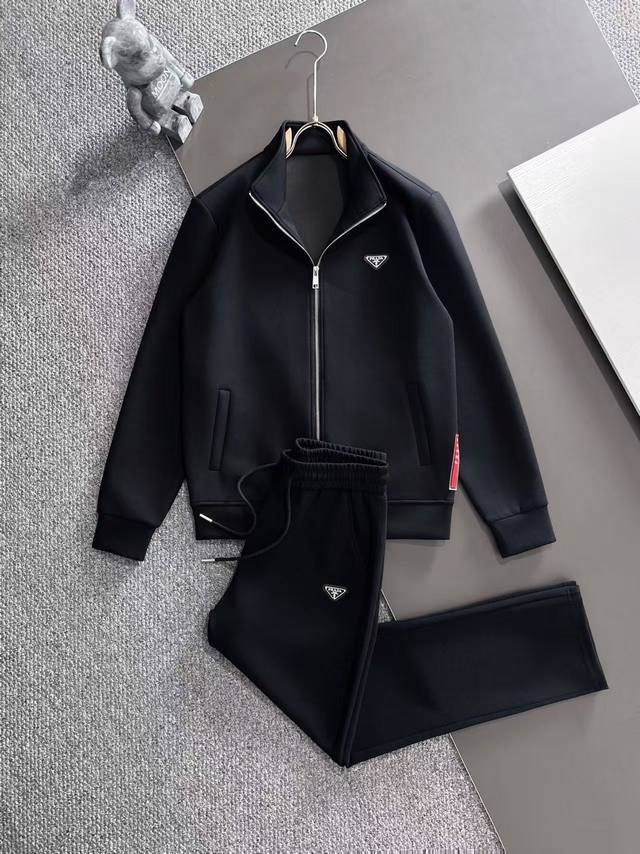 Prada 25Ss New Autumn/Winter Fashionable Casual Men's Suit. Ultimate efficiency