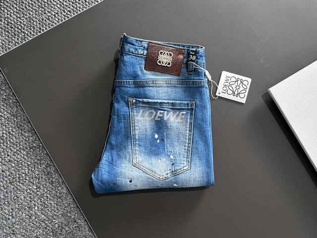 Loewe Men's Denim Jeans, officially announced in catalog and posters! Made with