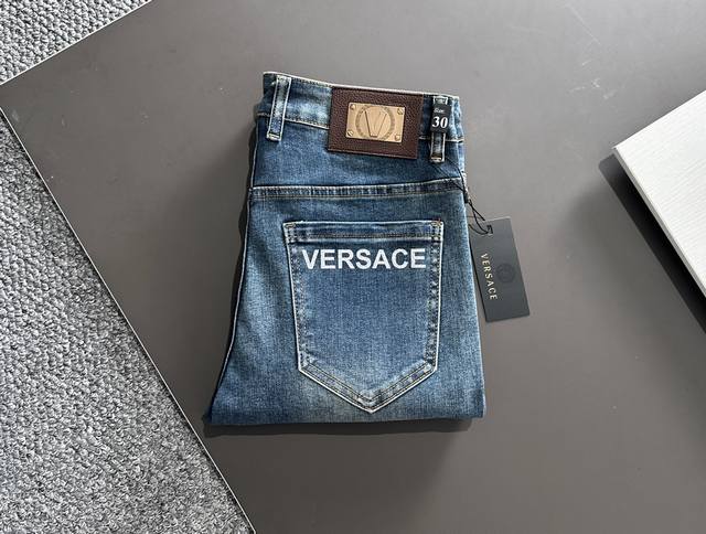 Versace Men's Denim Jeans, officially announced in catalog and posters! Made wi
